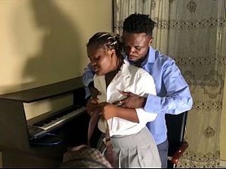 AFRICAN BOY WANTS TO SUCK SCHOOL GIRL LOVELY NIPPLES AND FUCK HER BEFORE HE CAN ASSIST HER DO HER ASSIGNMENT. 4K